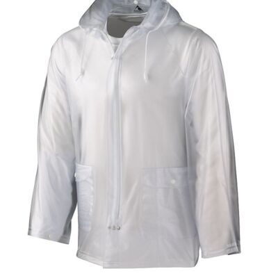 Clear Hooded Rain Jacket Thumbnail