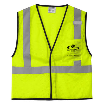 PW - ANSI 107 Class 2 Economy Mesh One-Pocket Vest Thumbnail