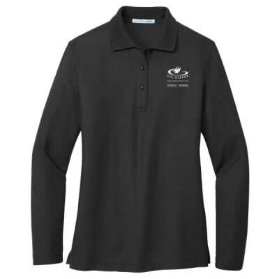 PW - Women's Silk Touch™ Long Sleeve Polo Thumbnail