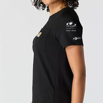 PW - Women's Force® Relaxed Fit Midweight Pocket T-Shirt Thumbnail