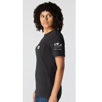 PW - Women's Loose Fit Heavyweight Short-Sleeve Pocket T-Shirt Thumbnail