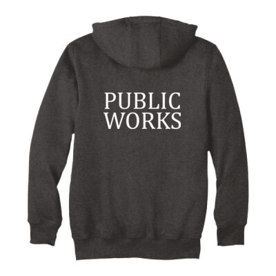 TALL - PW - Heavyweight Hooded Zip-Front Sweatshirt Thumbnail